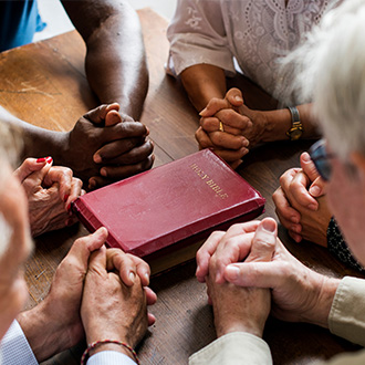 Prayer group.